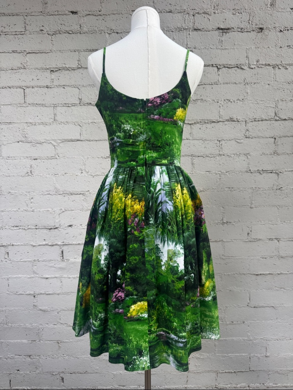 Bernie Dexter Chelsea Dress Fairview Landscape Print Size S - Picture 7 of 15